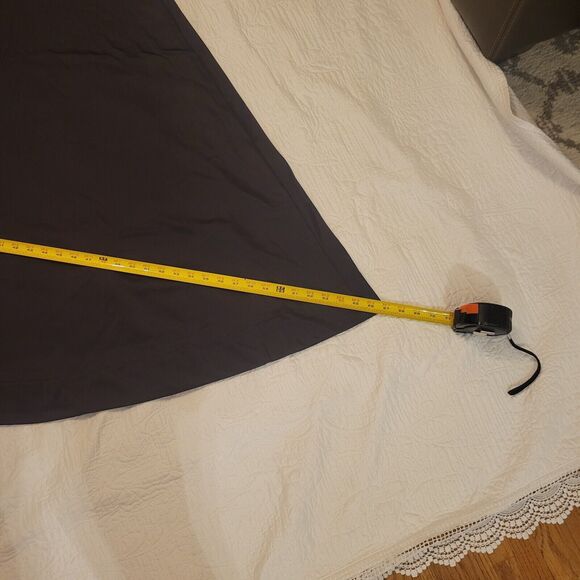 Le Voy's Black Maxi Satin Slip Dress Nightgown Lace Bust Vintage Medium - Picture 12 of 15